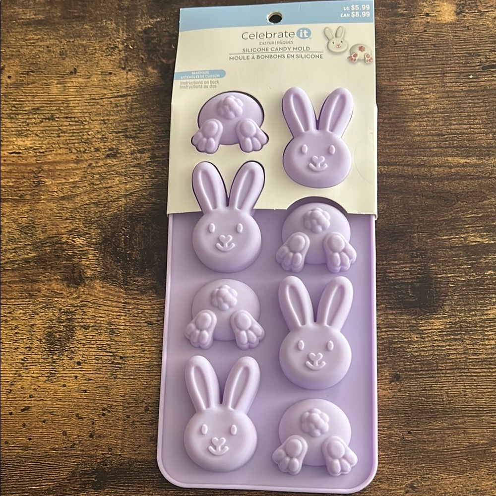 Celebrate It Purple Bunny Mold